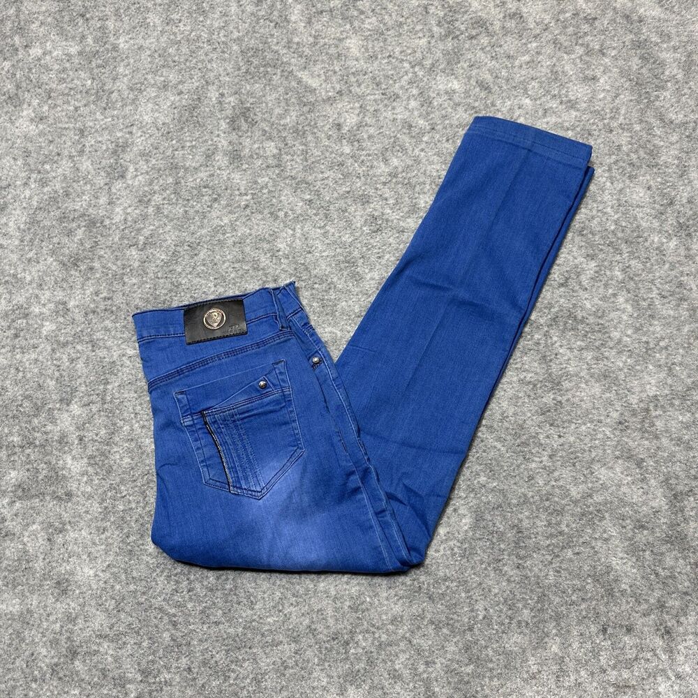 Diesel Blue Star Men's Straight Jeans Size 33 Blue Dark Wash Denim‎